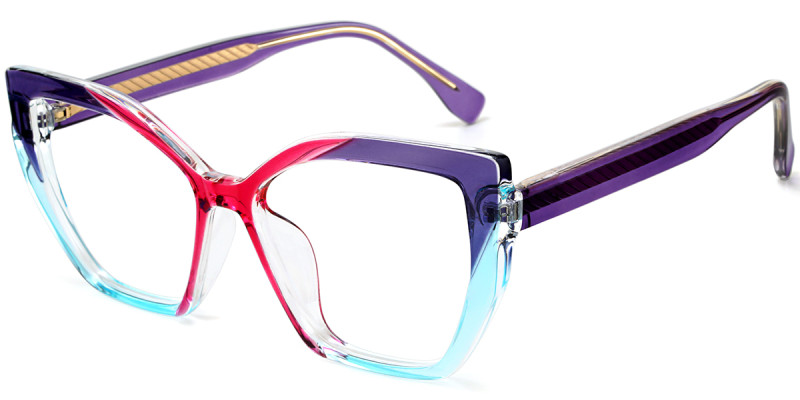 Cateye Purple Frame