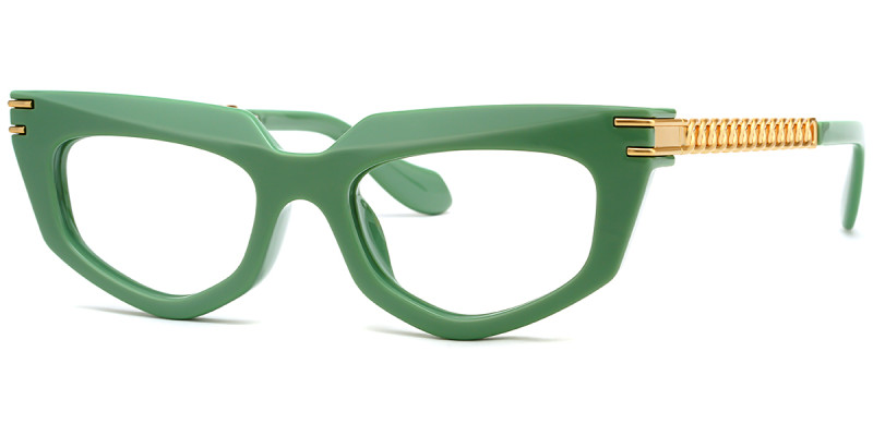 Cateye Green Frame