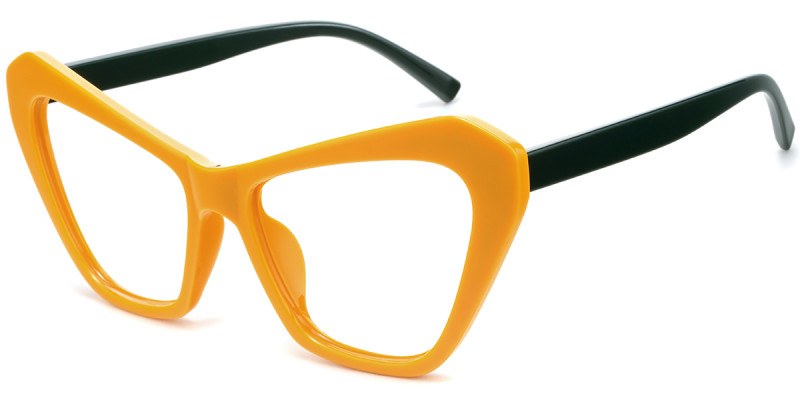 Cateye Yellow Frame