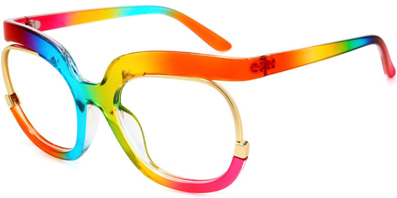 Round Multicolor Frame