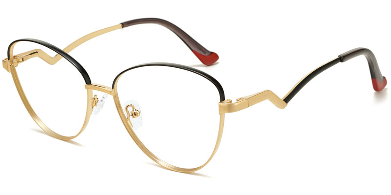 Cateye Black-Gold Frame