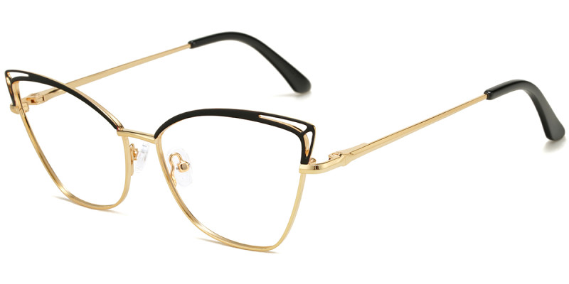 Cateye Black-Gold Frame