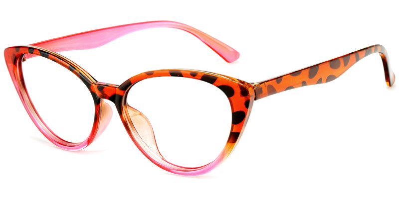 Cateye Red Tortoise Frame