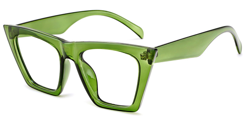 Cateye Green Frame