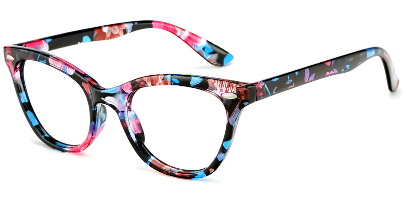 Cateye Floral Frame