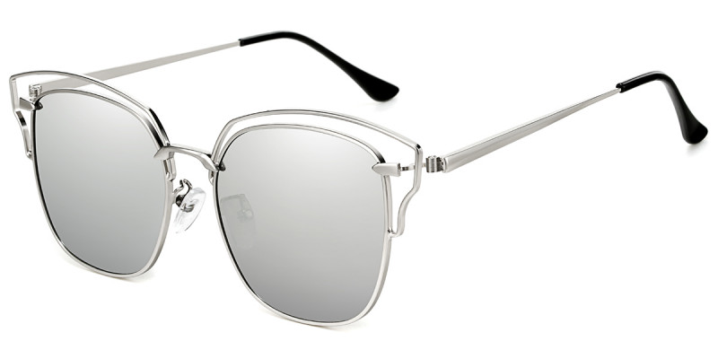 Cateye Silver Sunglasses