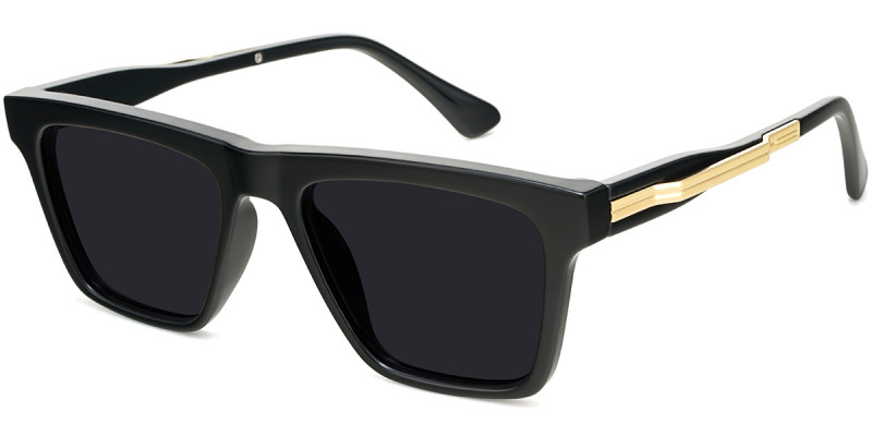 Rectangle Black Sunglasses