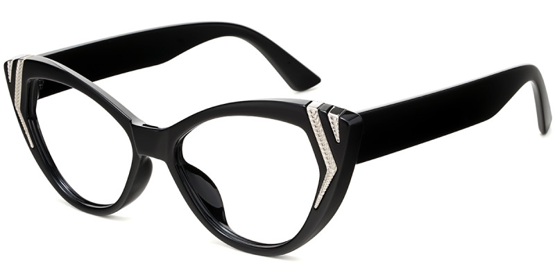 Cateye Black Frame