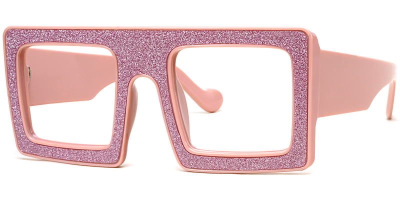 Square Pink Sparkle Frame