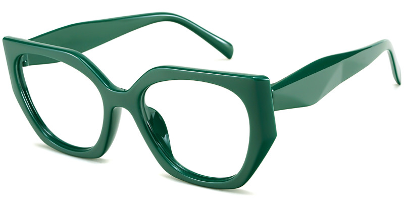 Cateye Green Frame