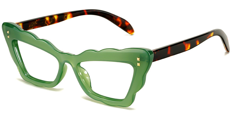 Cateye Green Frame