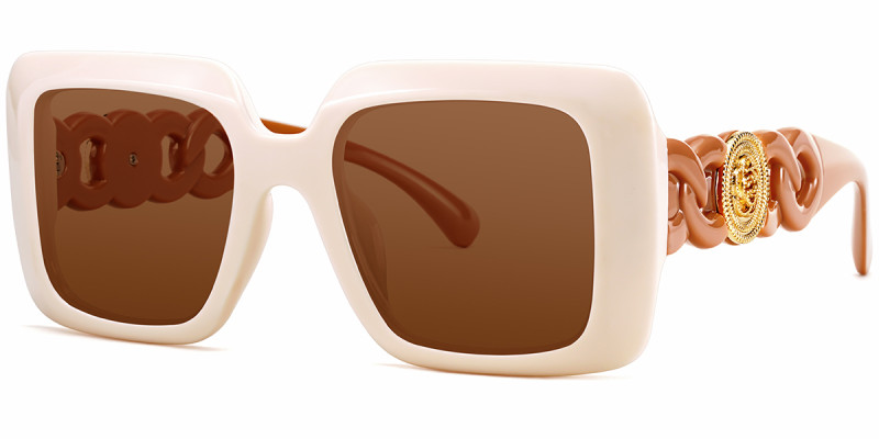 Square Pink Sunglasses