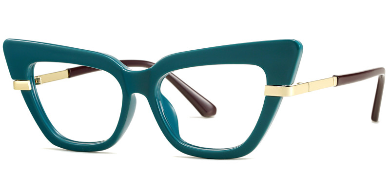 Cateye Green Frame