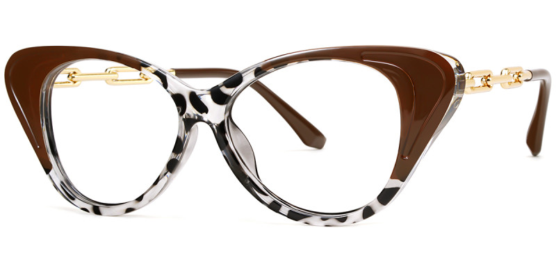 Cateye Brown Tortoise Frame