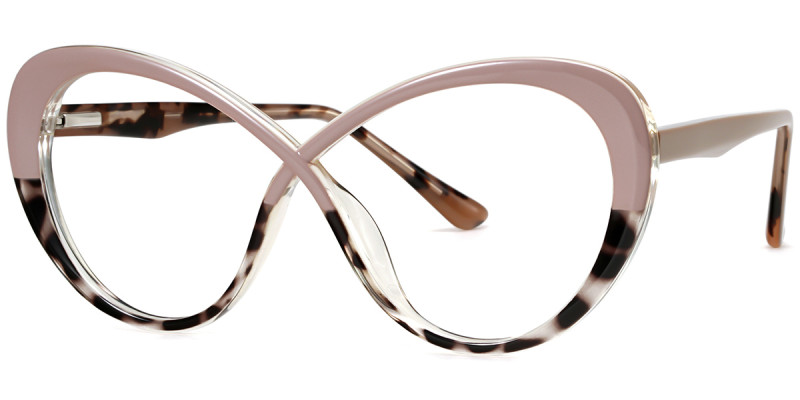 Oval Brown Tortoise Frame