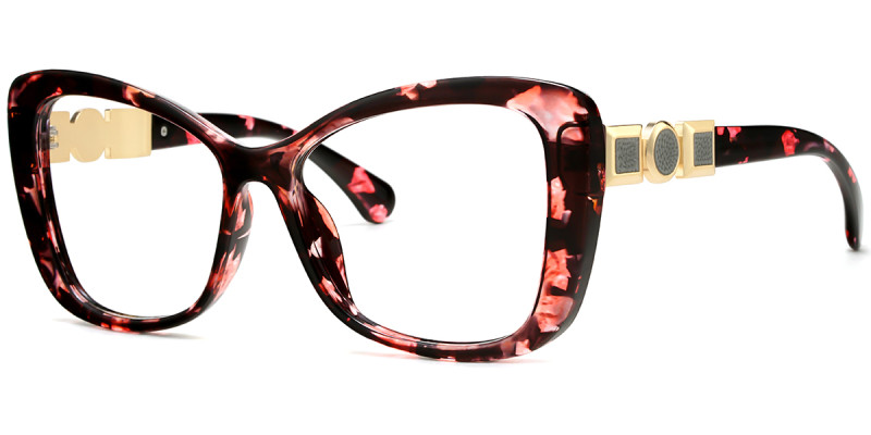 Cateye Floral Frame