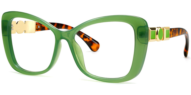 Cateye Green Frame