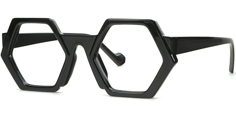 Geometric Black Frame