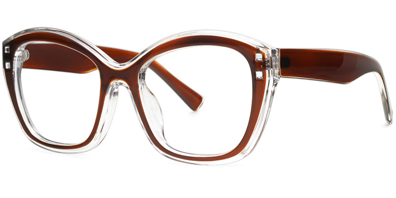 Cateye Brown Frame