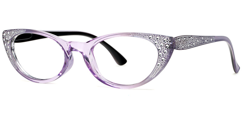 Cateye Purple Frame