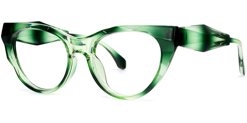 Cateye Green Frame