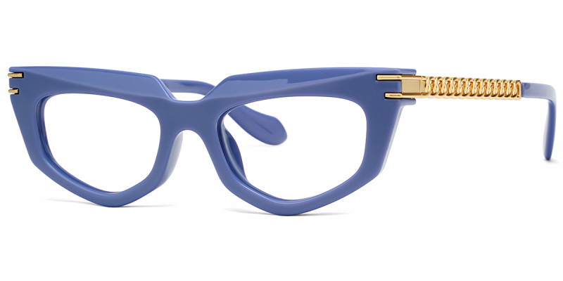 Cateye Blue Frame