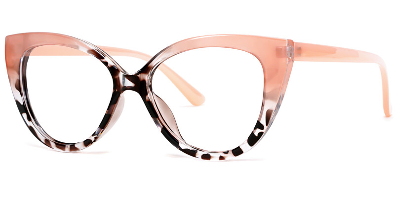 Cateye Pink Tortoise Frame