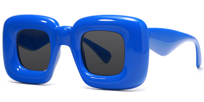 Square Blue Sunglasses