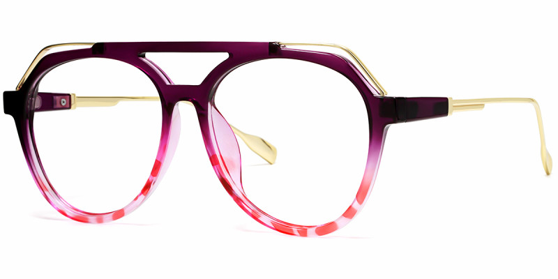 Aviator Purple Tortoise Frame