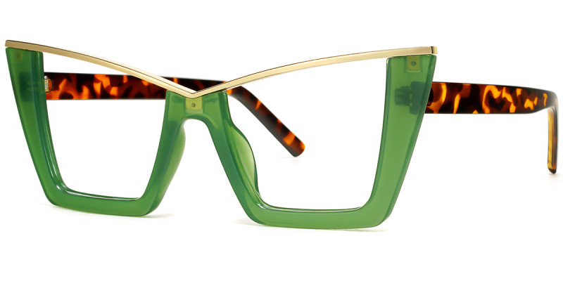 Cateye Green Frame