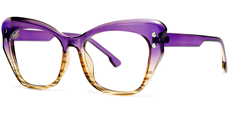 Cateye Purple Frame