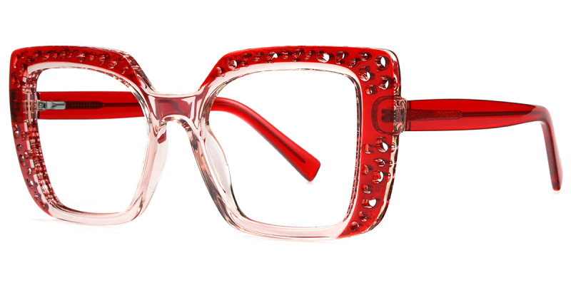 Square Red Frame