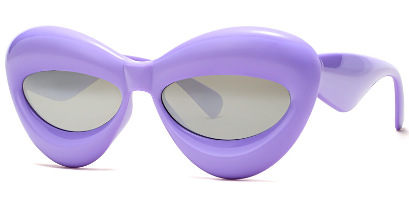 Cateye Purple Sunglasses