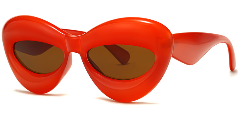 Cateye Red Sunglasses