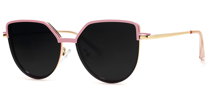 Cateye Pink Magnetic Snap-On Frame