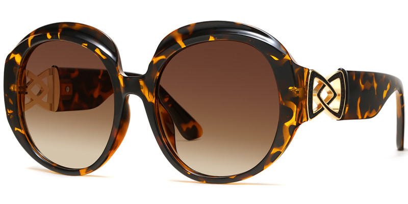 Round Tortoise Sunglasses