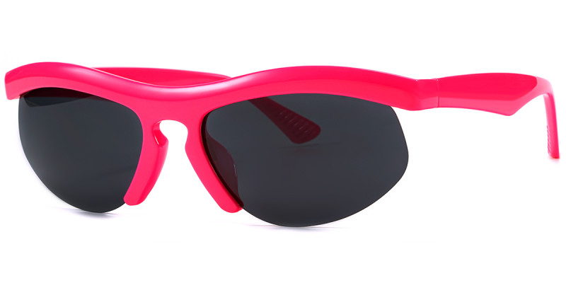 Oval Pink Sunglasses