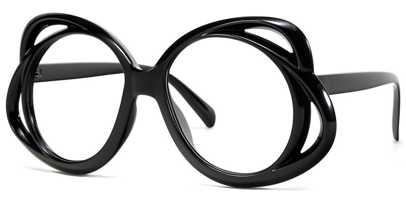 Oval Black Frame