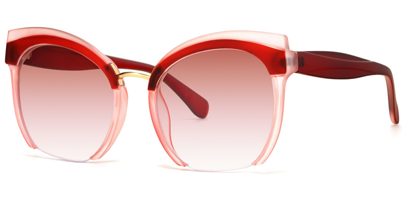 Cateye Red Sunglasses