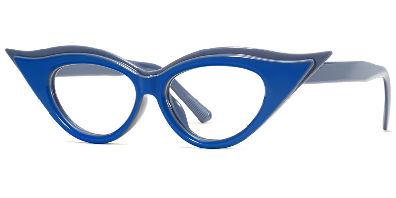 Cateye Blue Frame