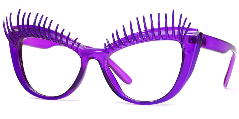 Cateye Purple Frame