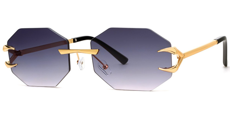 Rimless Gray Frame