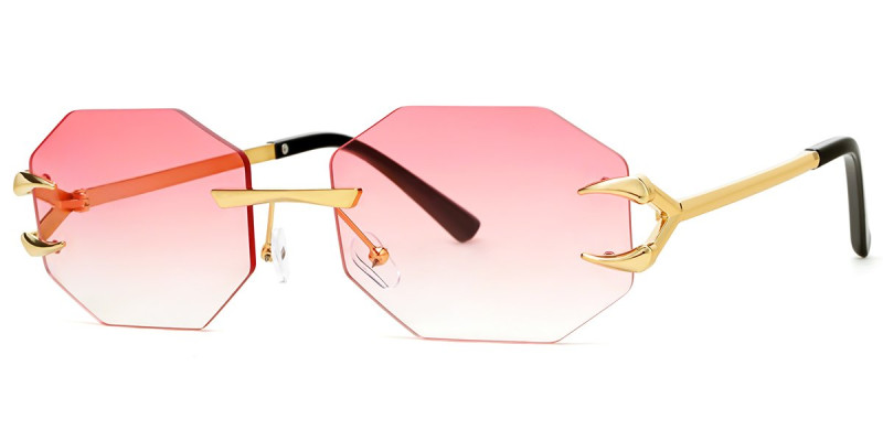 Rimless Pink Frame