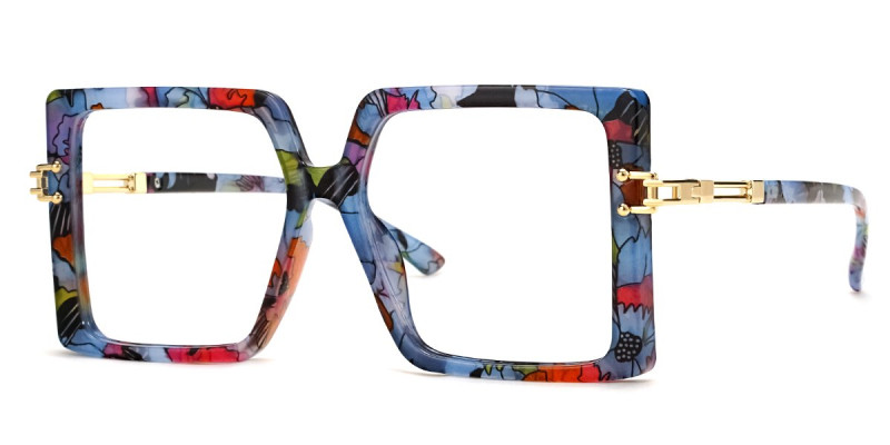 Square Blue Frame