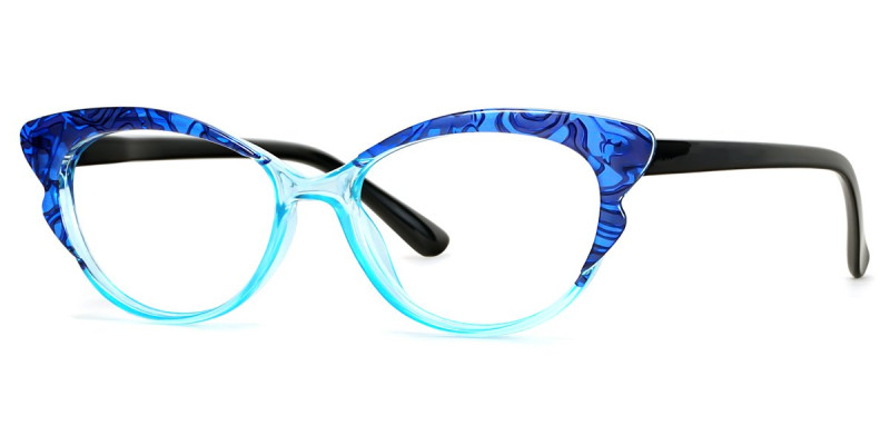 Cateye Blue Frame