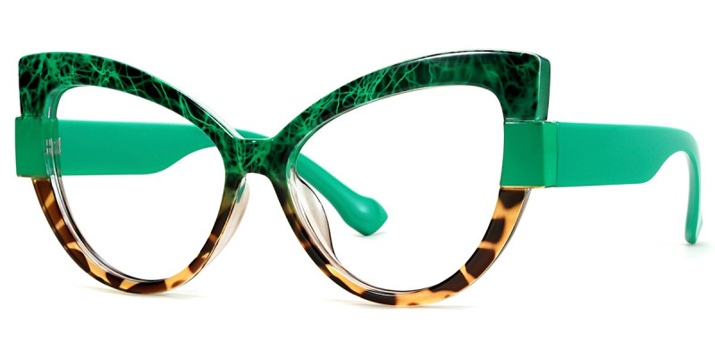 Cateye Green Frame