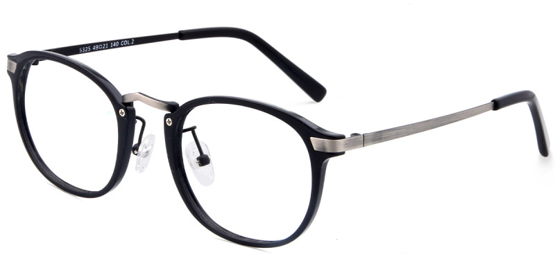 Oval Black Frame 