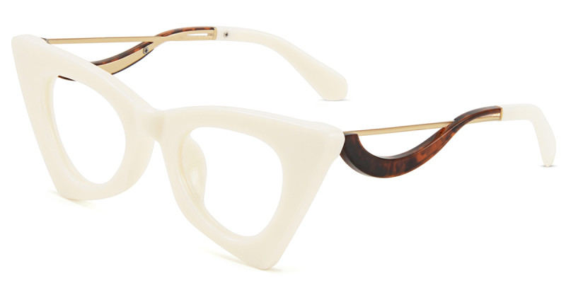 Cateye White Frame