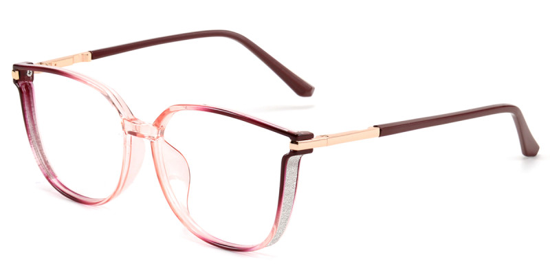 Cateye Red Sparkle Frame 