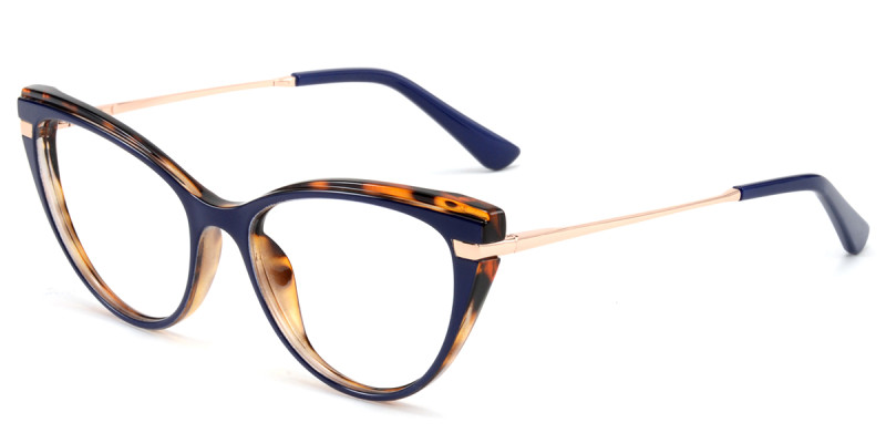 Cateye Blue Frame 